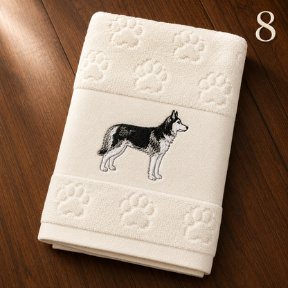Soft Embroidered Cotton Towel