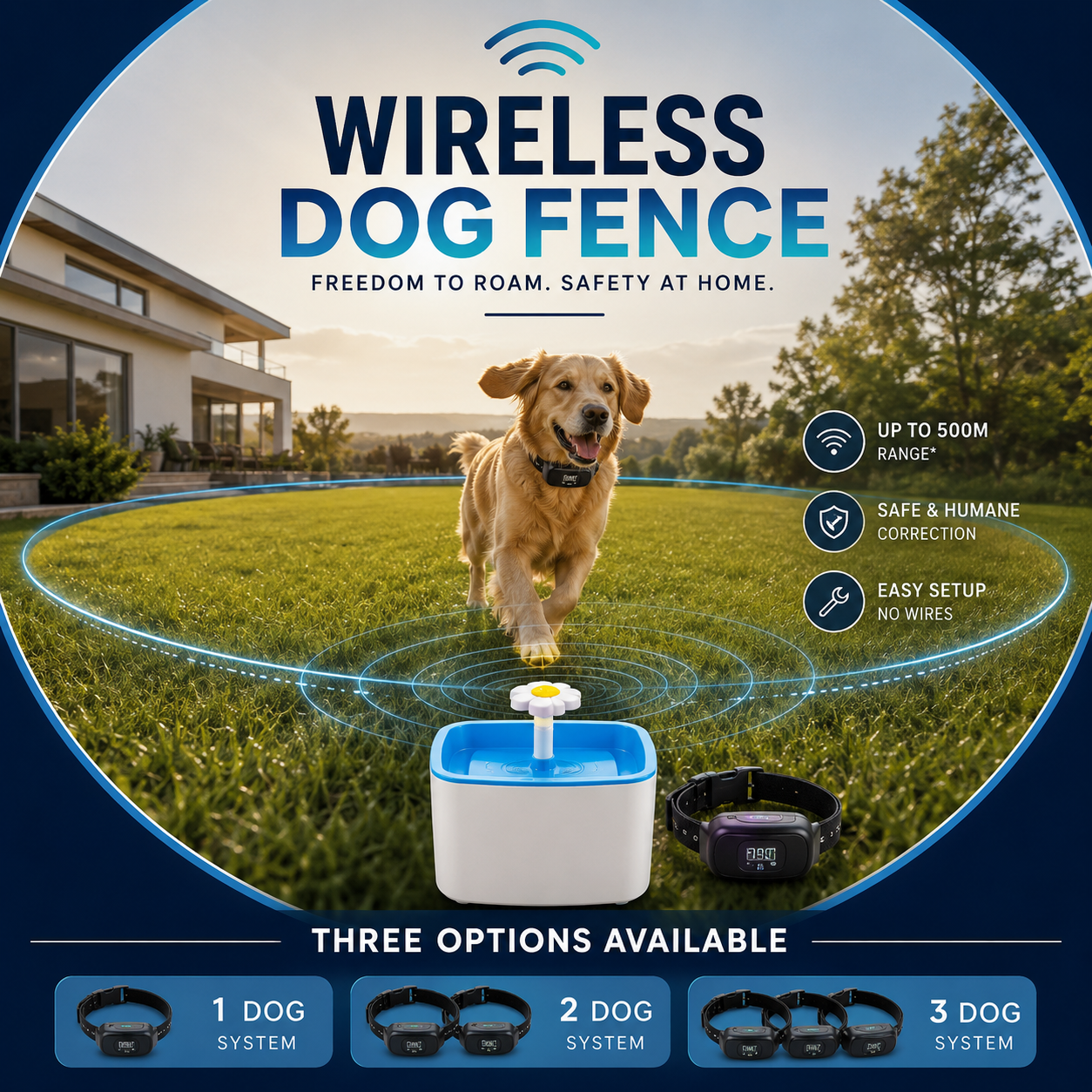 Wireless Dog Fence System – Freedom to Explore, Safety You Control