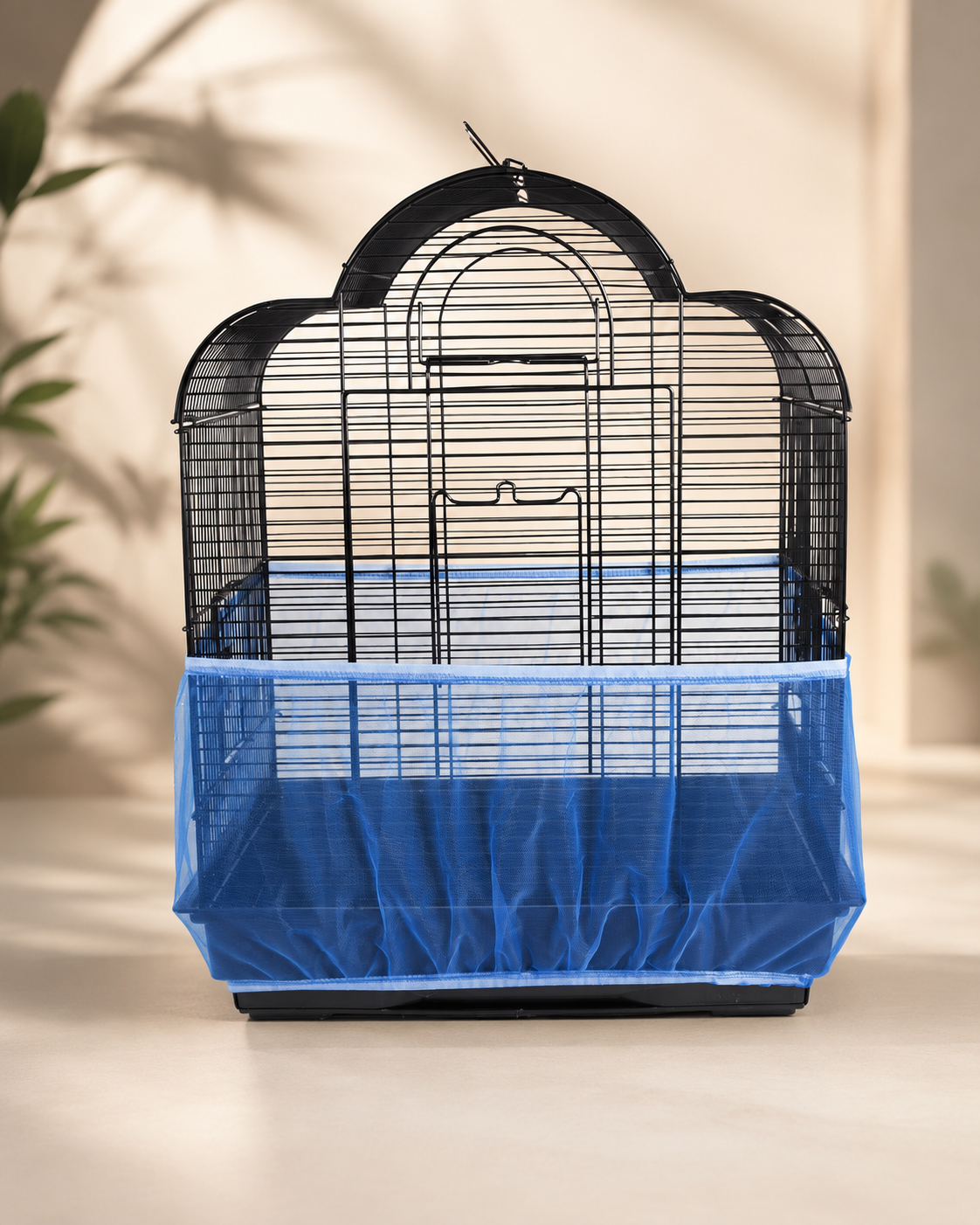Mesh Bird Cage Seed & Dust Guard Cover