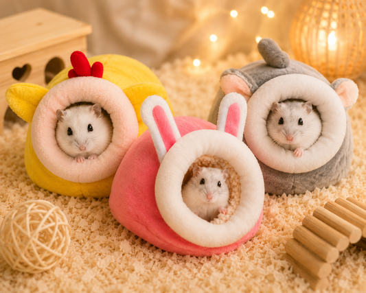 Hamster Plush Sleeping Spot – Soft Warm and Cotton