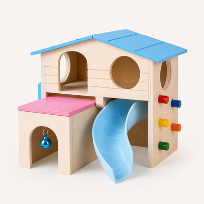 Hamster Playhouse with Slide