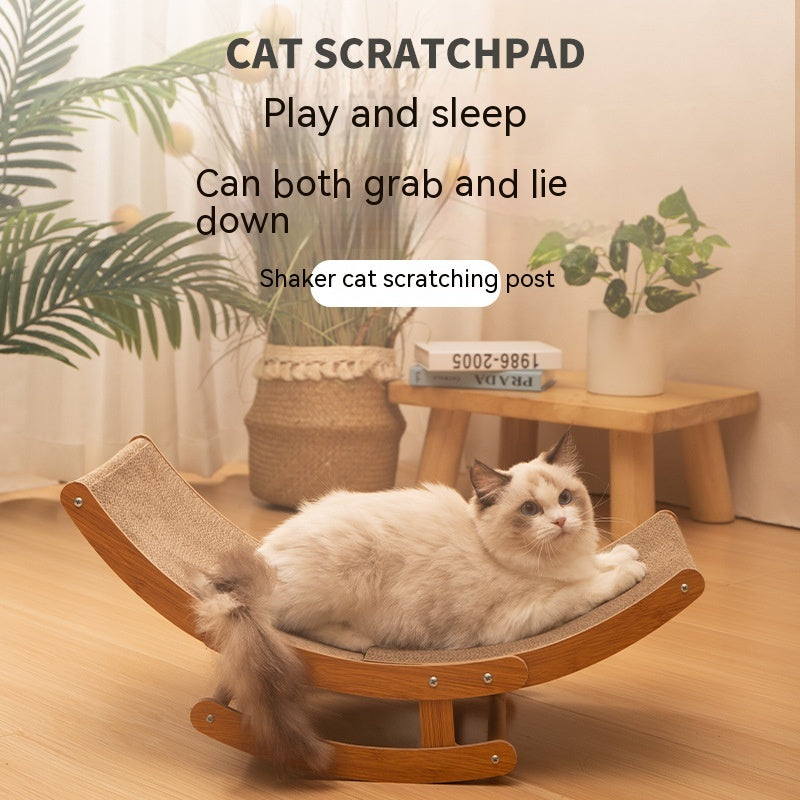 Cuddle Cradle Cat Scratch Lounger